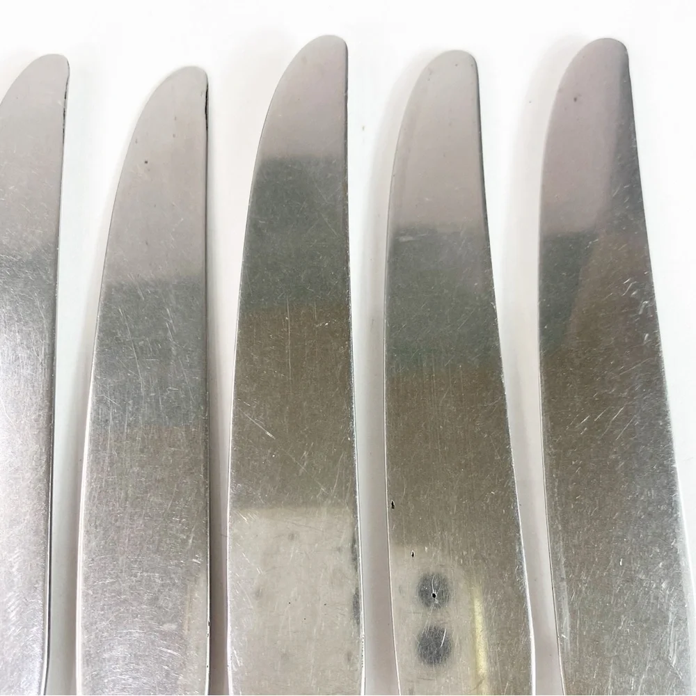 Vintage Oneida Community Morning Star 40’s Silverplate Flatware 8 Dinner Knives